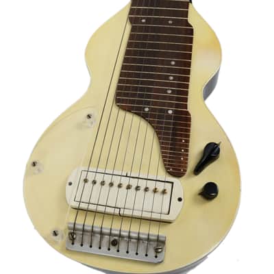 Vintage 1940?ÇÖs Epiphone Eddie Alkire Eharp 10 String Lap Steel Guitar image 14