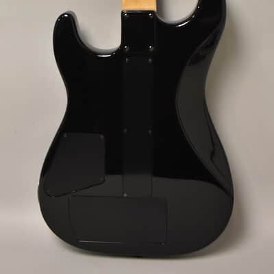 1990s Optek Fretlight FG-200 Project Guitar Black image 3