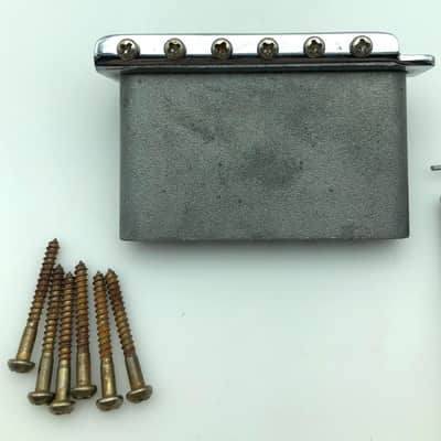 Relic’d Stratocaster Style Tremolo Vibrato - Relic’d Chrome/Nickel image 6