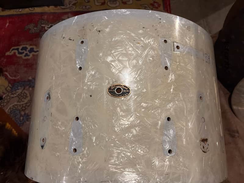 Slingerland Radio King 1959 - White Marine Pearl image 1