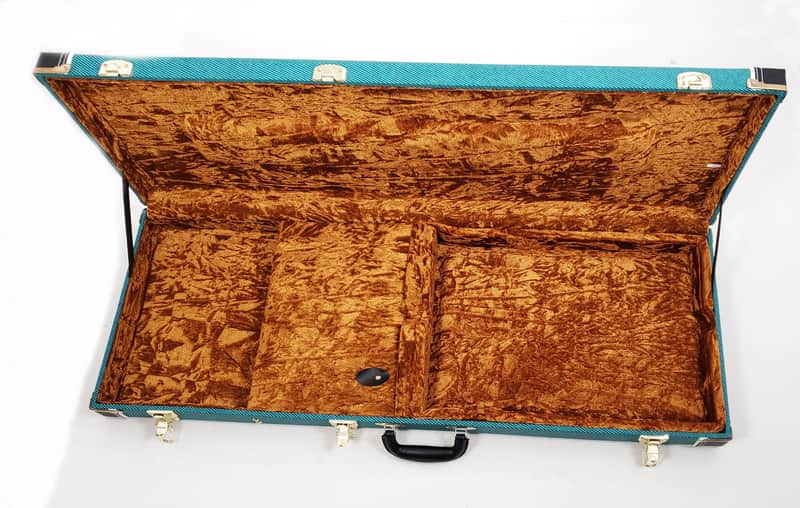 Douglas Case for Fender Strat Stratocaster EGC-350 ST Blue Tweed / Gold image 1