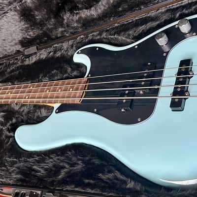 Warmoth Fender American Deluxe Precision Bass with Rosewood Fretboard - Sonic Blue HSC image 3