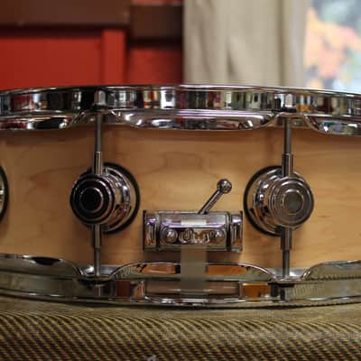 DW Collector's Maple Standard 5"x14 Snare Drum in Natural Maple image 5