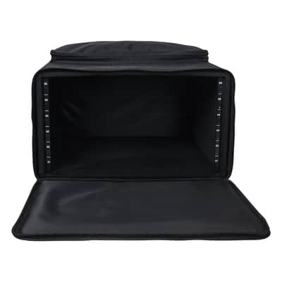 STRB-616B | Portable 6U Soft Rack Bag Case w/ 14" Rackable Depth, Plywood Frame, Padded Nylon, Shoulder Strap, Accessory Pocket image 4
