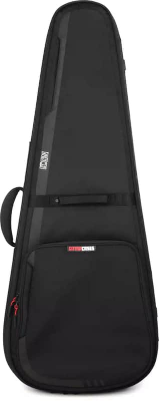 Gator Cases ICON Series Gig Bag for Dreadnought Acoustic Guitars, Black image 1