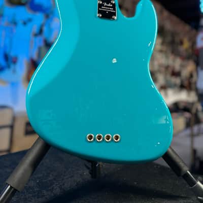 Fender American Professional II Jazz Bass Left-handed Miami Blue Maple Fingerboard Auth Deal!  408 image 11