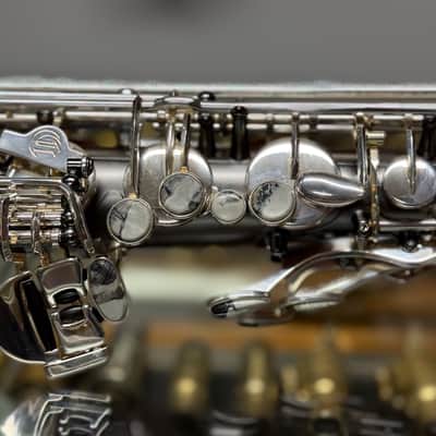 Cannonball Hotspur T5 Silver Black Big Bell Stone Series Tenor Saxophone image 15
