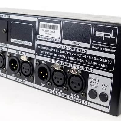 SPL Frontliner 2800 Tube Channel Strip Mic Preamp +Neuwertig + OVP+ 2J Garantie image 11