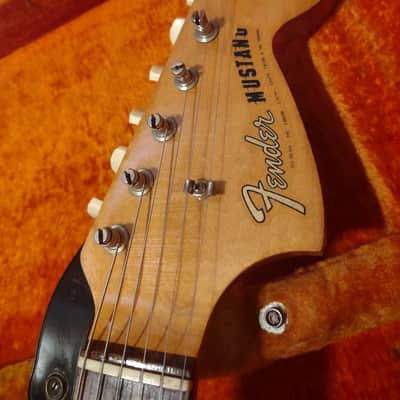 1966 Fender Mustang- Dakota Red- With Original Case & Tremolo Bar! Very Cool! image 11
