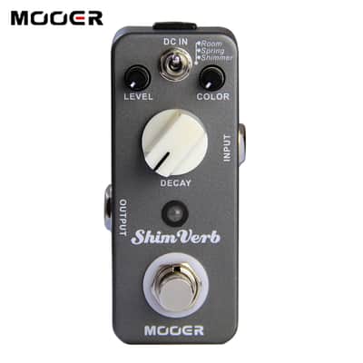 MOOER Shim Verb Digital Reverb Guitar Effect Pedal Room / Spring / Shimmer image 2