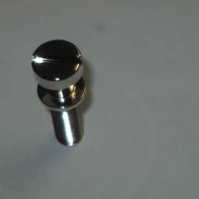 one pair of rarely handled, near A+ genuine Gibson Nickel STUDS, also called Mounting Pieces (NO anchors) for PTTP-015 Nickel Stop Bar Tail piece (Stop Bar Tailpiece NOT included) nickel finish (ninc alloy metal) image 18