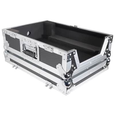 ProX XS-M12 Universal Sliver-Black ATA Road Case for Large Format 12" DJ Mixers image 1