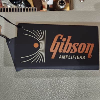 Gibson Falcon 20 - Cream Bronco Vinyl with Oxblood Grille image 4