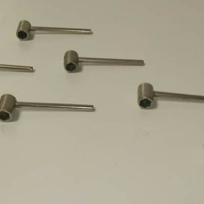 Lot of 5/16" Banjo Hex Tuning Wrenches Lot Of 7 image 2