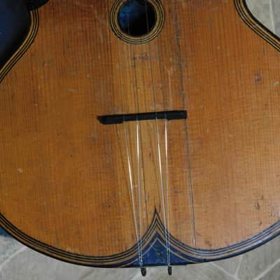 RARITÄT alte Brac Balkan Zupfinstrument BISERNICA Tamburica Tambura antik string J. Stjepusin SISAK image 15