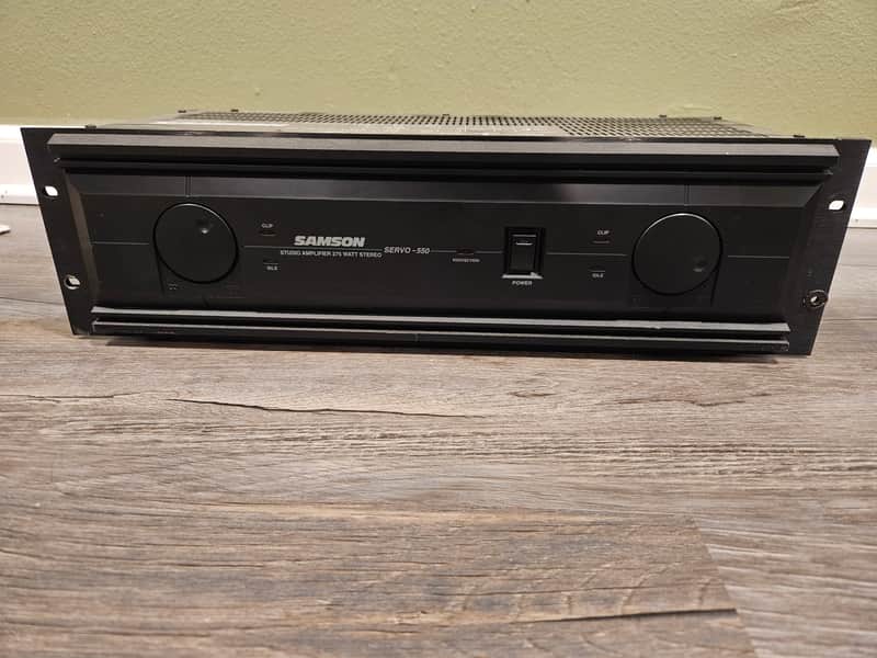 Samson Servo Pro 550 Stereo Power Amplifier