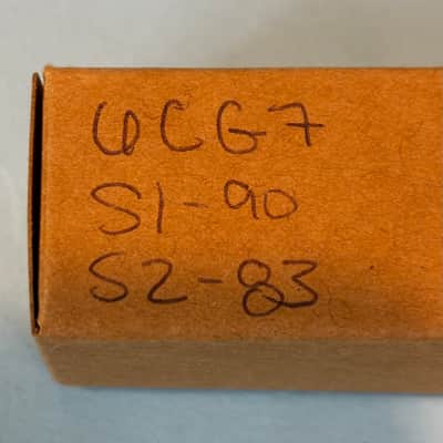 RCA 6CG7 6FQ7 Vintage Gray Plate Halo Getter Tube! T430 image 6