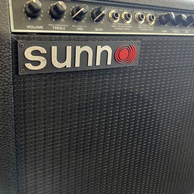 Fender (SUNN) The Twin 1989 - Black-on-Black image 2