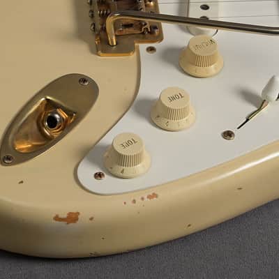 Fender Fender Custom Shop Stratocaster Cunetto Relic John Cruz 1996 - White Blonde image 7