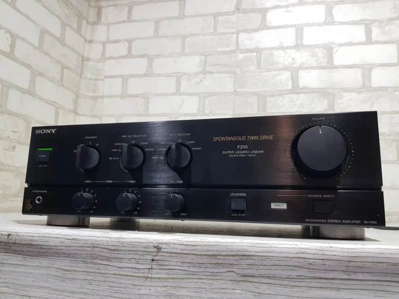Sony TA-F210 Rare Vintage Integrated Stereo Amplifier Tested Working Hi-Fi Warranty