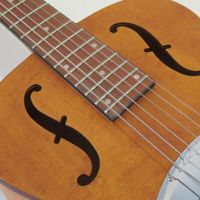 2020 Epiphone Dobro Hound Dog Round Neck Resonator Guitar - Mint/Unused image 13