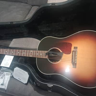 Gibson Custom J-45 Custom Red Spruce Acoustic Guitar - Vintage Sunburst image 1