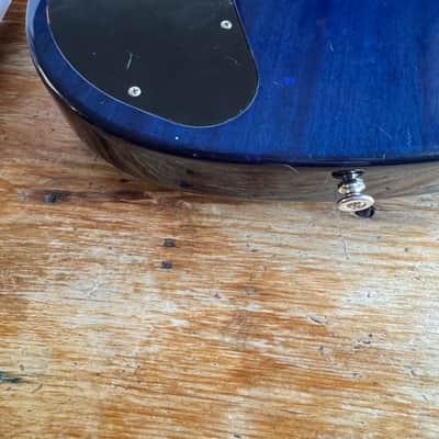 Warmoth SG Style P-90's Loaded Body 2015 - Blue image 6