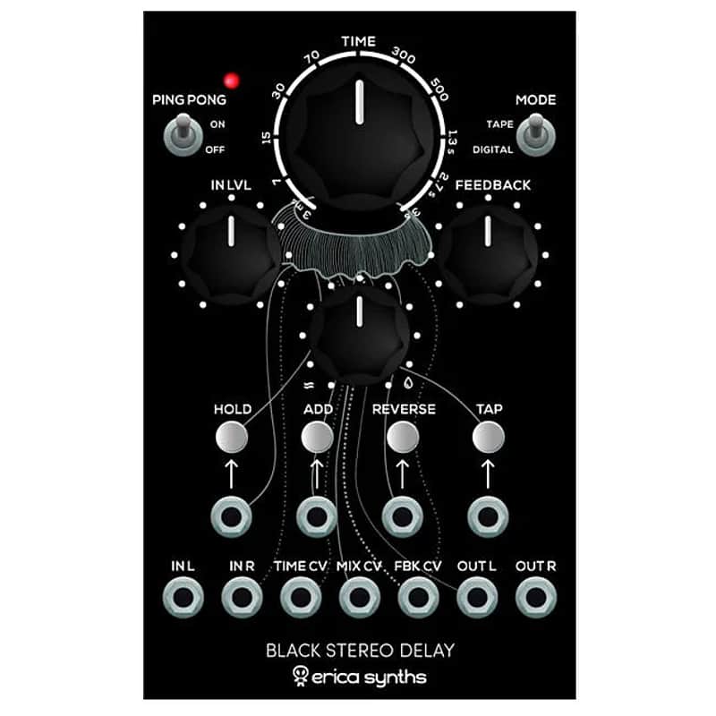 Erica Synths Black Stereo Delay image 1