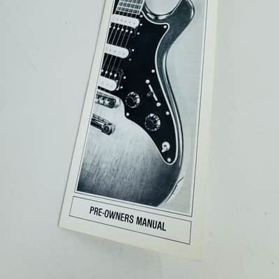 Gibson Victory MV Guitar Series Pre-Owner's Manual 1981 image 2