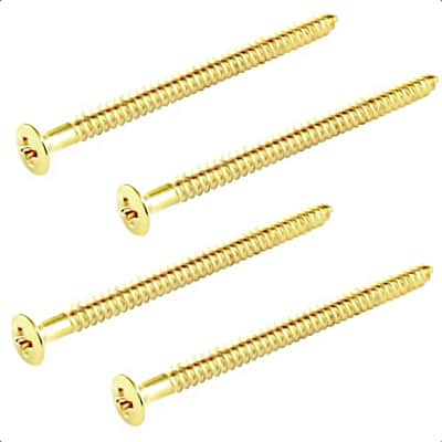 Guitar & Bass Soapbar Pickup Mounting Screws-Gold