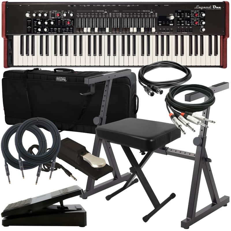 Viscount Legend One 73 Stage Keyboard STAGE ESSENTIALS BUNDLE image 1