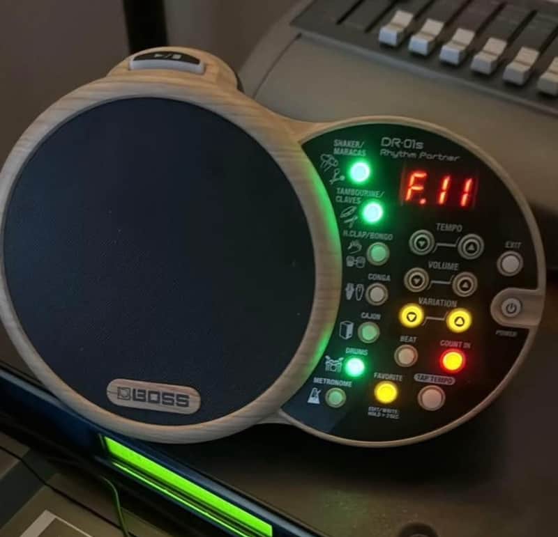 Boss DR-01S Rhythm Partner Drum Machine 2017 - 2018 - Tan image 1