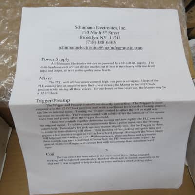 Schumann PLL "New in Box" image 8