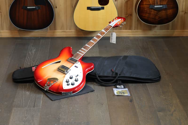 2012 Rickenbacker 360 Semi-Hollow Electric Guitar FireGlo + GB image 1