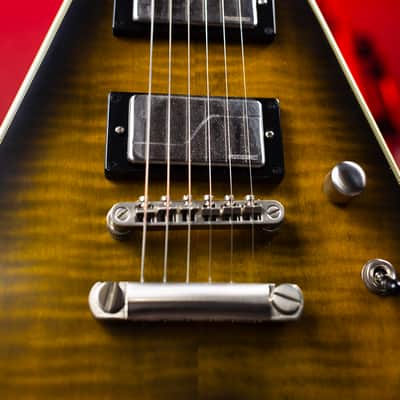 Epiphone Flying V Prophecy 2020 - 2024 - Yellow Tiger Aged Gloss image 7