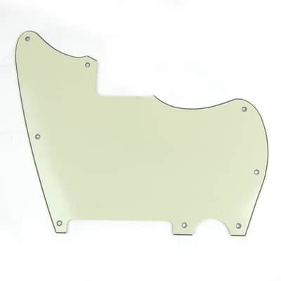 Jazzcaster / telemaster Hybrid Style Guitar Pickguard ,no pickup, Mint Green
