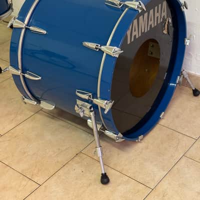Yamaha 8000 tour custom Cobalt blue 22/12/13/16 snare and hardware image 11