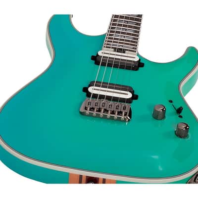 Schecter Guitar Research C-1 SLS Hollywood Electric Guitar Regular Glacier Metallic image 4