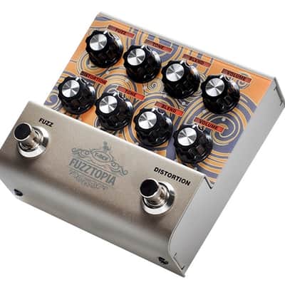 New T-Rex FuzzTopia Fuzz & Distortion Guitar Effects Pedal image 2