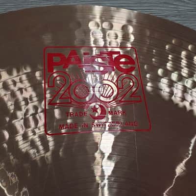 Paiste 20" 2002 Crash Cymbal (Near Mint!) image 4