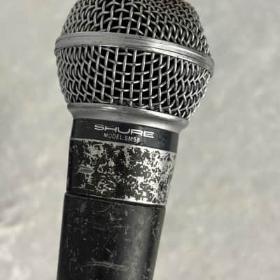 Lot of 2 old logo dual impedance Shure SM-58 microphones mics image 7