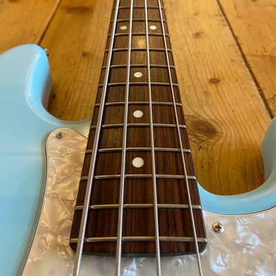 Fender Japan Exclusive Limited Edition 2023 FSR Daphne Blue Precision Bass Alder with Matching Headstock image 14