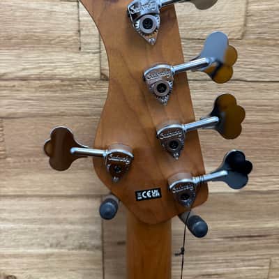 Sadowsky Metro Express 21- fret Vintage J/J 5- string bass 2024 - Candy Apple Orange Metallic  w/gig bag- B-stock image 18