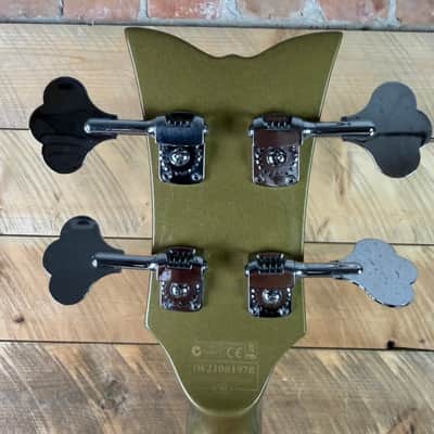 Used Schecter Corsair Bass Metallic Gold Excellent Condition image 8