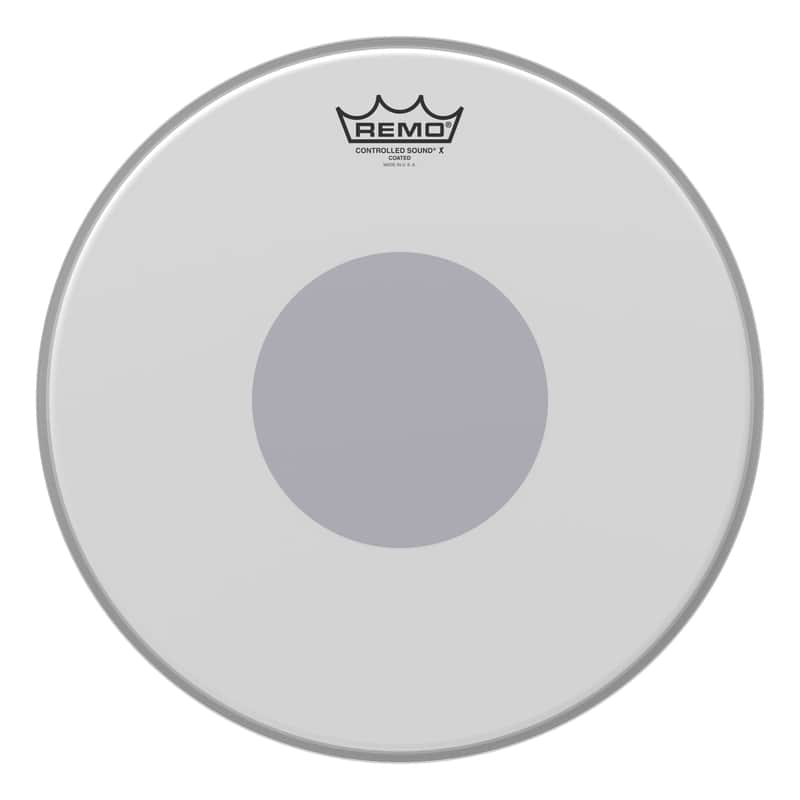 Remo Controlled Sound X 14" Coated Black Dot Snare Drumhead image 1