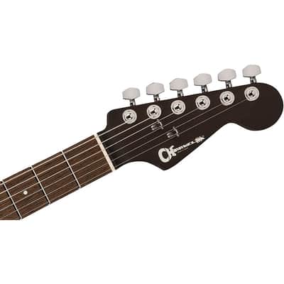 Charvel MJ DK24 HSH 2PT W Mahogany with Flame Maple Electric Guitar Regular Antique Burst image 7