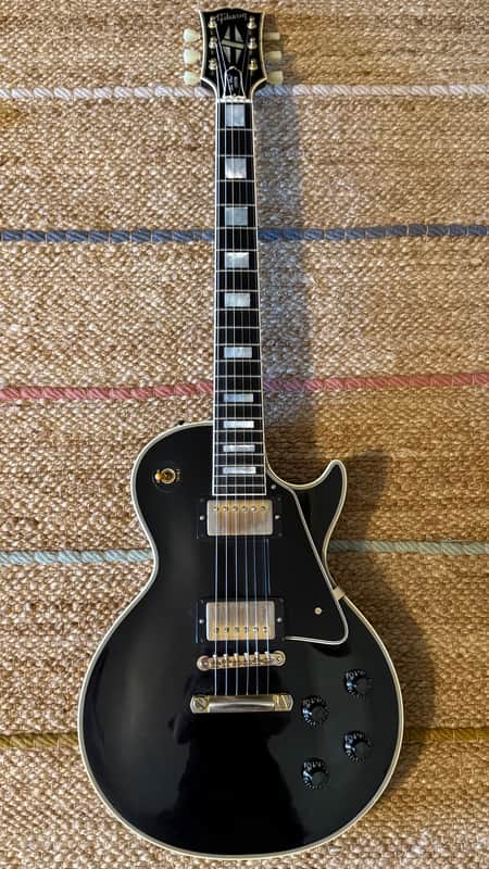 Gibson Custom Shop Historic '57 Les Paul Custom Black Beauty Reissue 2020 Ebony VOS image 1