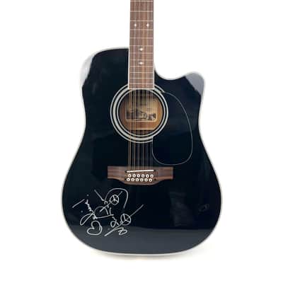 Takamine EF381SC 12-String Dreadnought Cutaway Acoustic-Electric Guitar Owned by Nils Lofgren image 2
