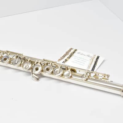 Handmade Pearl Dolce Semi-Pro Flute Offset G Split E B Foot Handcut PH-7 Sterling Headjoint image 8