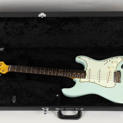 1962 Fender Stratocaster, Sonic Blue Refin image 4